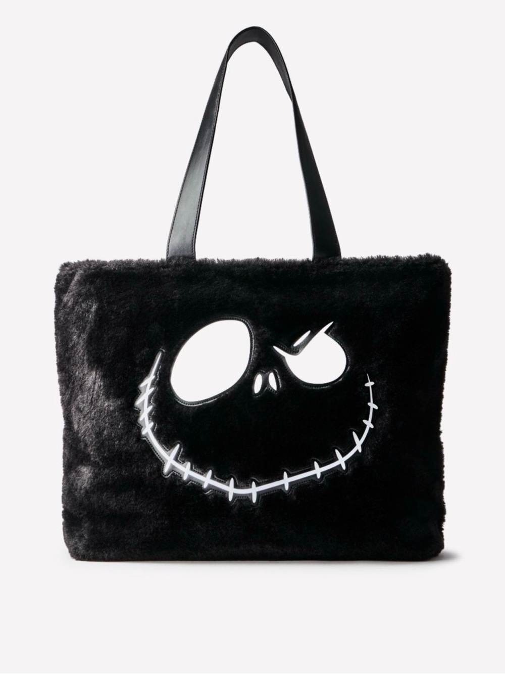 Bath & Body Works Black Nightmare Before Christmas Jack Skellington & Sally Tote